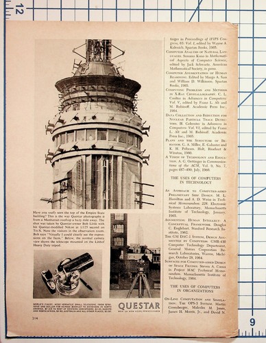 Telescopio questar anni - anni, 60